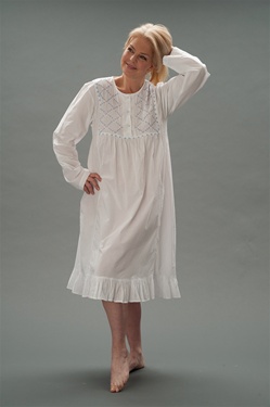 long cotton nightgowns canada